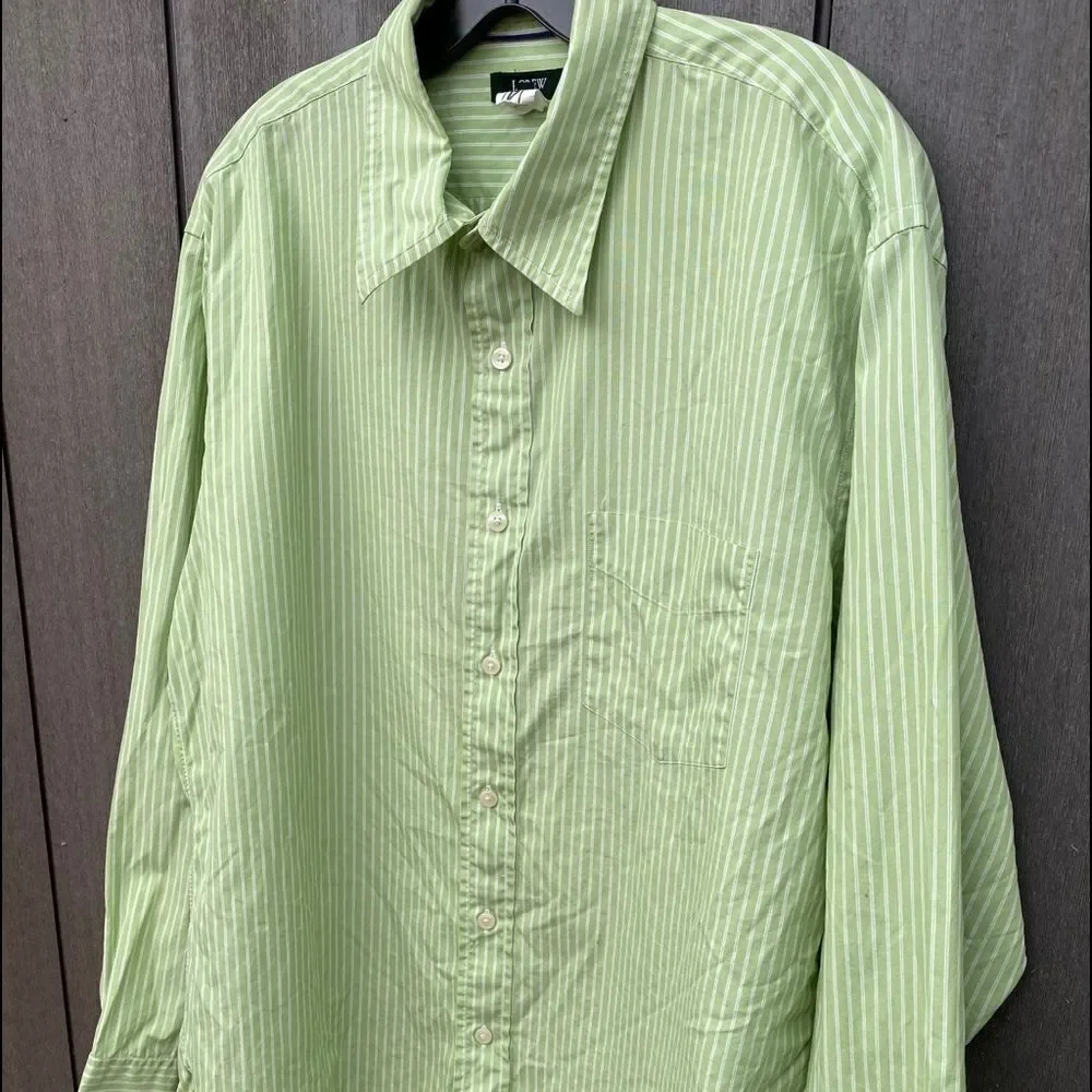 J. Crew‎ Dress Shirt Green